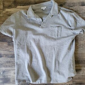 Sunspel Riviera Gray Polo Shirt